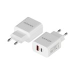 Aisens A110-0681 Carregador de Parede 1x USB-C 1x USB 20W Branco