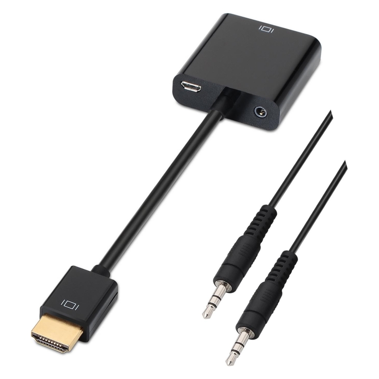 Aisens A122-0126 Video Cable Adapter 0.1 m Black