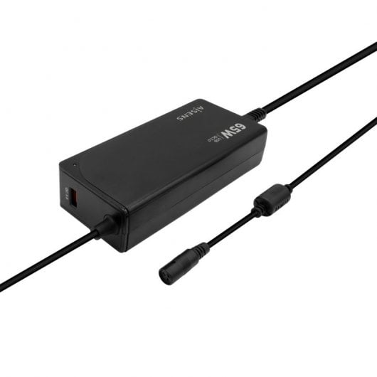 Aisens ASLC-65WAUTO-BK Carregador Universal para Portáteis 65W