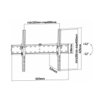 Aisens WT70T-017 Suporte para TV de 37" a 70" VESA 600x400 Máx. 40kg