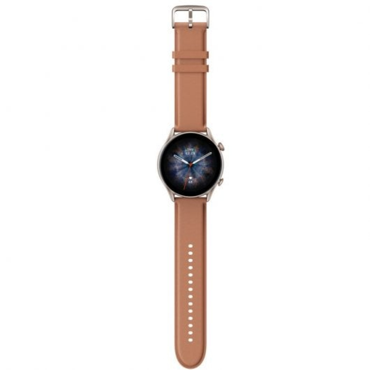 Amazfit GTR 3 Pro Smartwatch Couro Castanho