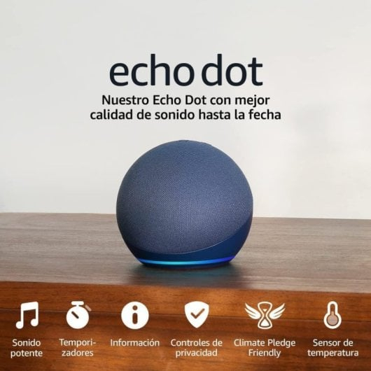 Amazon Echo Dot 5ª Geração Coluna Inteligente WiFi e Bluetooth com Alexa Azul Escuro