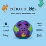 Amazon Echo Dot Kids (5.ª Geração 2022) Assistente Virtual com Controlo Parental Dragon
