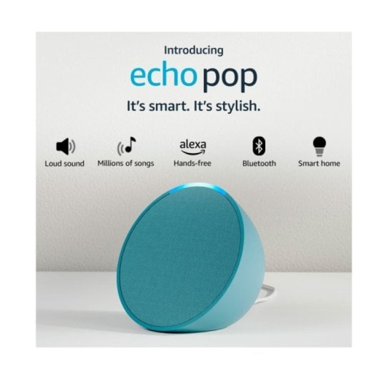 Amazon Echo Pop Green Altifalante Inteligente Sem Fios 1.ª Geração 15W Verde