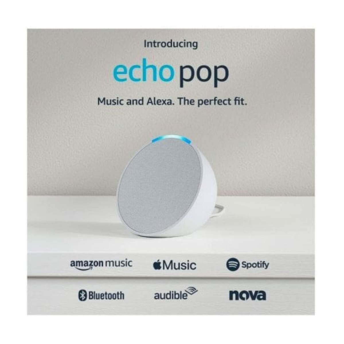 Amazon Echo Pop White Altifalante Inteligente Sem Fios 1.ª Geração 15W Branco