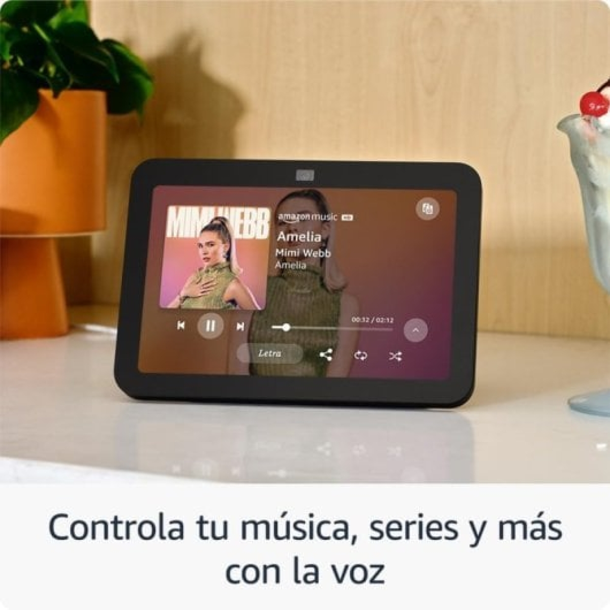 Amazon Echo Show 8 (3.ª Geração 2023) Ecrã Tátil Inteligente Branco