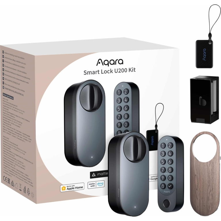 Aqara Smart Lock U200 Black, EL-D02E