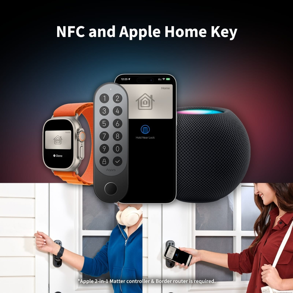 Aqara Smart Lock U200 Black, EL-D02E