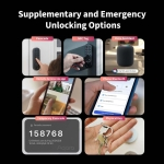 Aqara Smart Lock U200 Black, EL-D02E