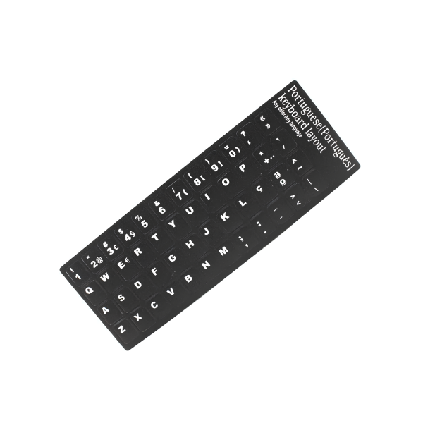 Autocolantes Teclado Português Cor Preta