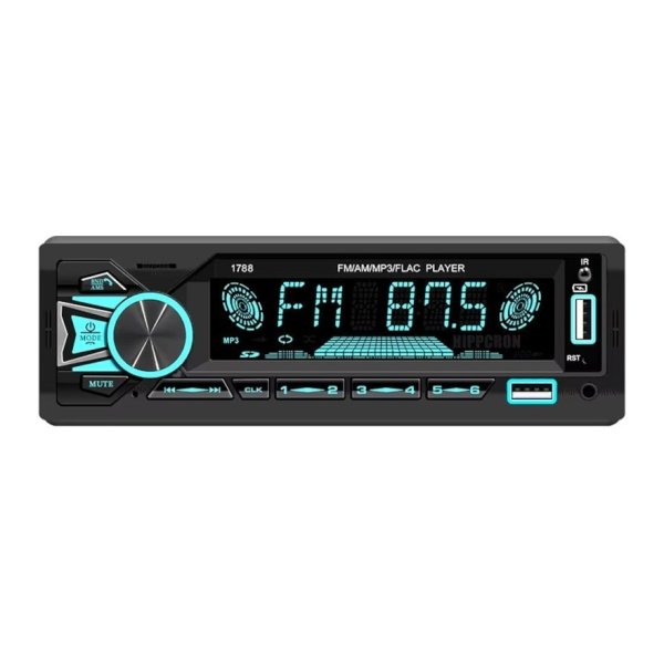 Autorádio 1 DIN SWM 1789 Bluetooth Preto