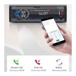 Autorádio 1 DIN SWM M11 Bluetooth Preto