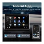 Autorádio 1 DIN SWM YT-9930L 10.1 polegadas Bluetooth/Carplay Sem Fio USB Preto