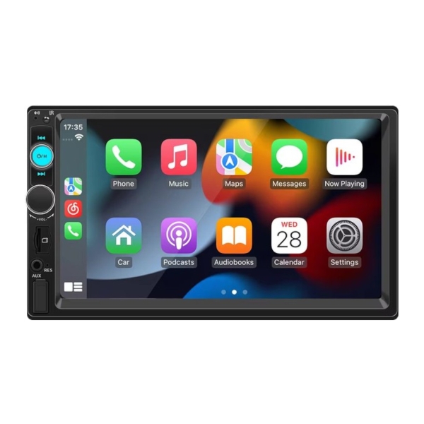 Autorádio 2 DIN SWM F7010C 7 polegadas Bluetooth/Carplay USB Preto