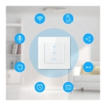 Avatto N-TS10-W1 1 Botão WiFi Branco - Interruptor Táctil Inteligente