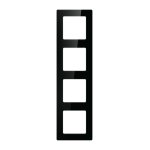 Avatto Quadruple frame socket N-TS10-Frame-B4 (black)