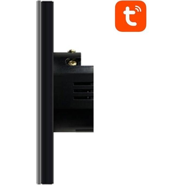 Avatto Smart Light Switch WiFi TS02-EU-B1 1 Way TUYA (black)