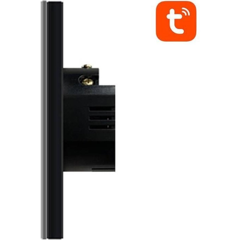 Avatto Smart Light Switch WiFi TS02-EU-B3 3 Way TUYA (black)