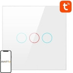 Avatto Smart Light Switch WiFi TS02-EU-W3 3 Way TUYA (white)