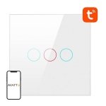 Avatto Smart Light Switch ZigBee LZTS02-EU-W3 3 Way No Neutral TUYA (white)