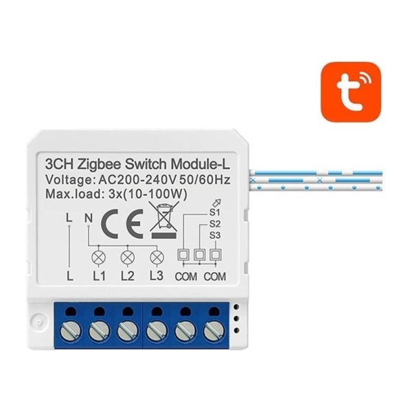 Avatto Smart Switch Module ZigBee LZWSM16-W3 No Neutral TUYA