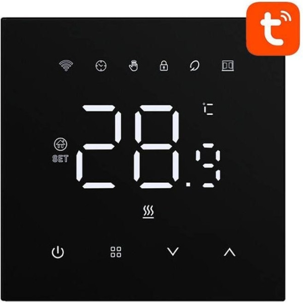 Avatto Smart thermostat WT410-16A-B electric heating 16A WiFi