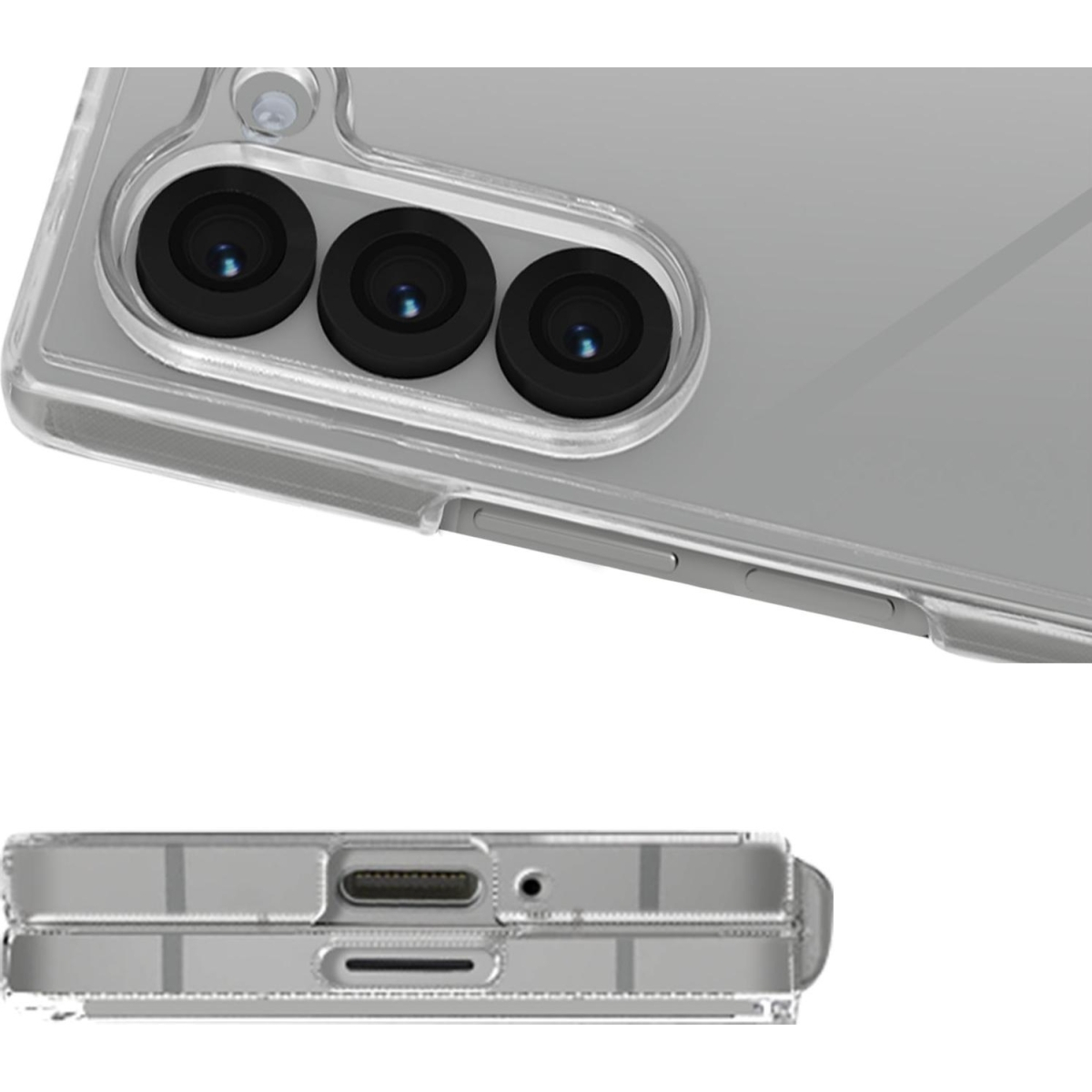 Avizar Protective cover for Galaxy Z Fold 6 reinforced corners