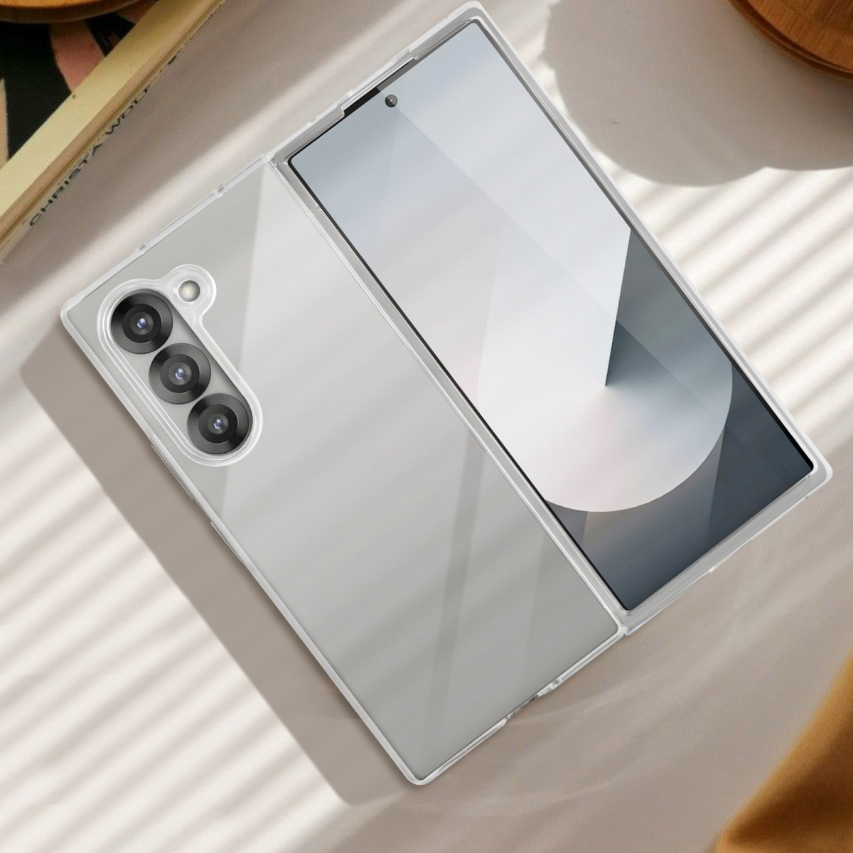 Avizar Protective cover for Galaxy Z Fold 6 reinforced corners