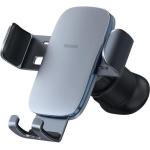 Baseus Metal Age II Gravitational Car Holder on ventilation grid (gray)