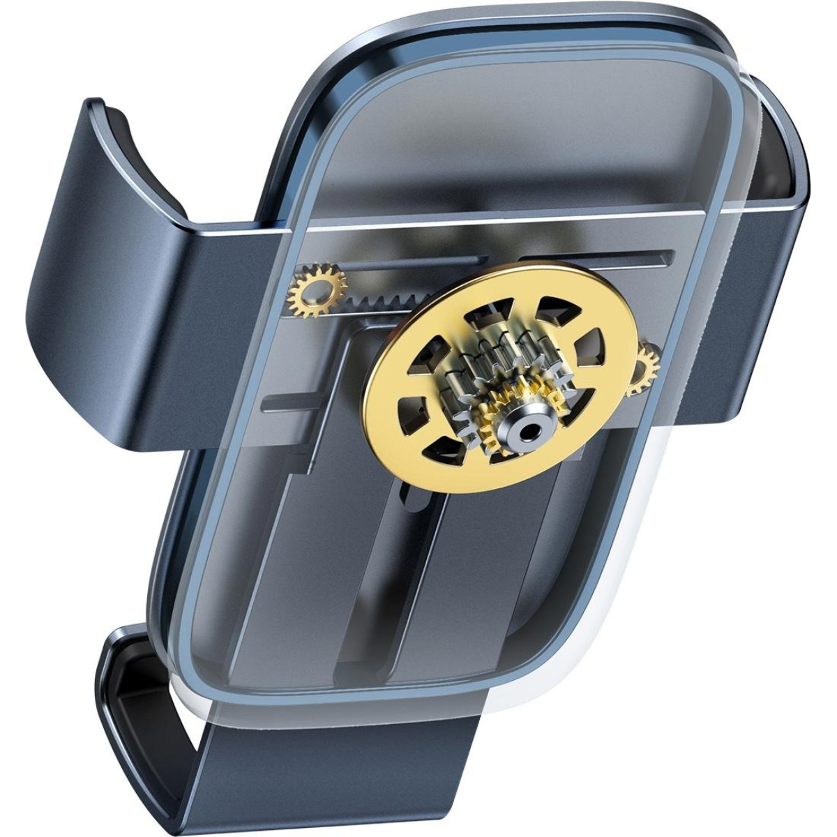 Baseus Metal Age II Gravitational Car Holder on ventilation grid (gray)