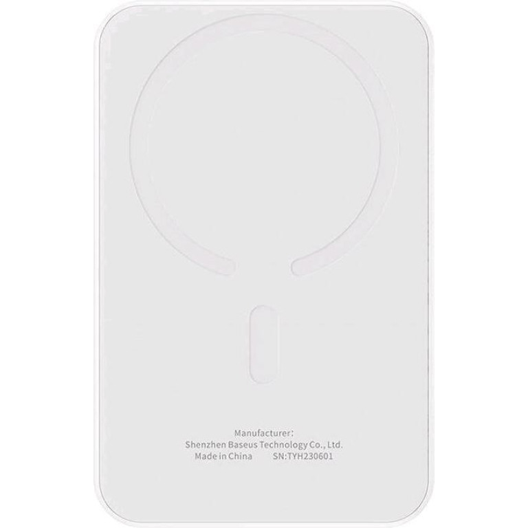 Baseus mini power bank 5000mAh 20W + USB-C cable (20V/3A) - white