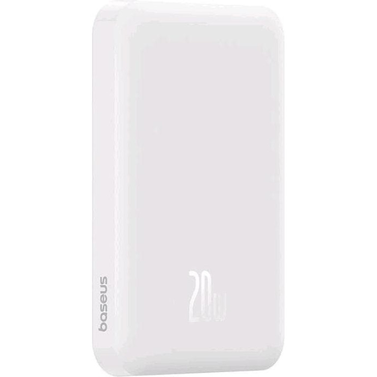 Baseus mini power bank 5000mAh 20W + USB-C cable (20V/3A) - white