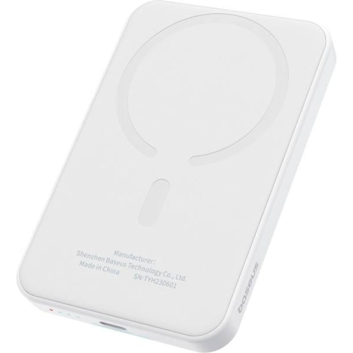 Baseus mini power bank 5000mAh 20W + USB-C cable (20V/3A) - white