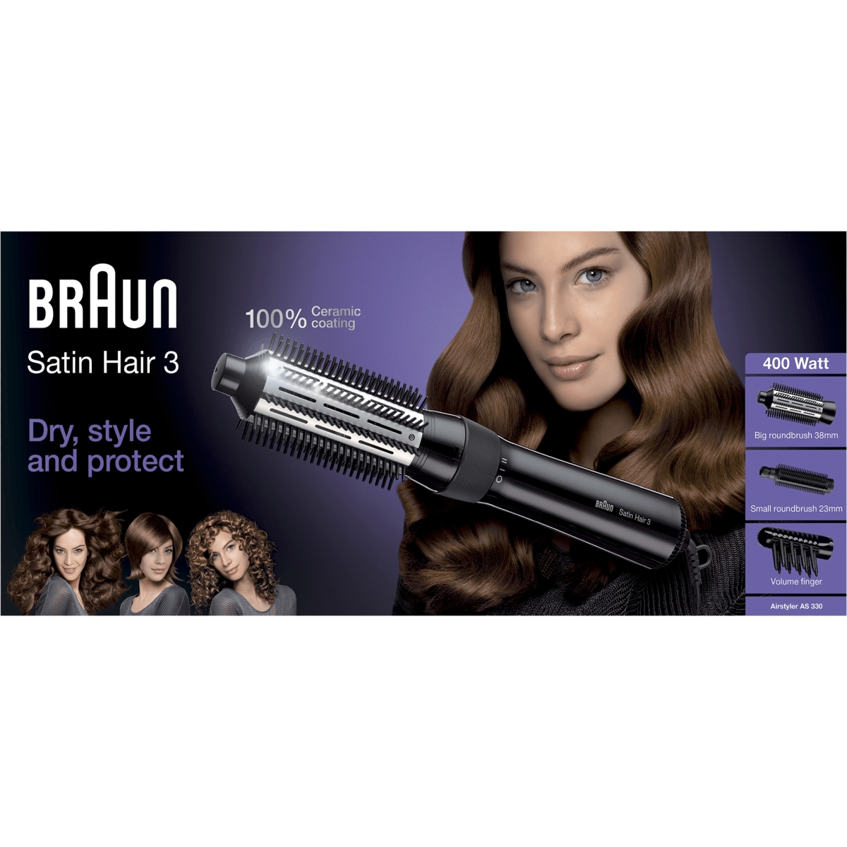 Braun Satin Hair