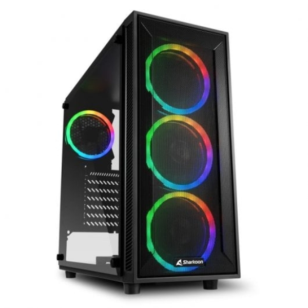 Caixa PC Sharkoon TG4M RGB Vidro Temperado USB 3.0 Preto