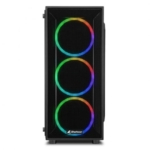Caixa PC Sharkoon TG4M RGB Vidro Temperado USB 3.0 Preto