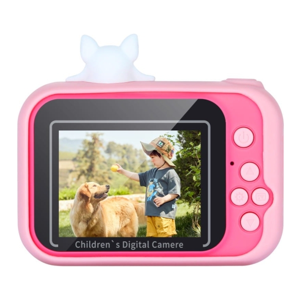 Câmera Digital A8S Rosa