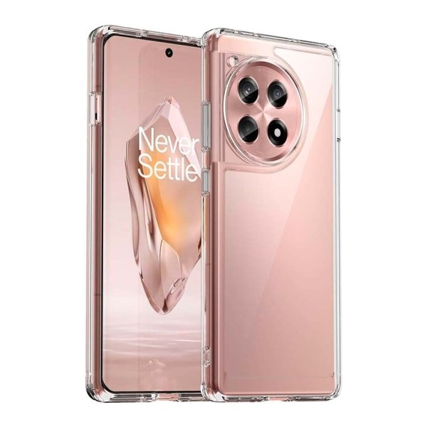 Capa Antichoques Premium para OnePlus 12R 5G Acrílico Anti-Amarelo Transparente