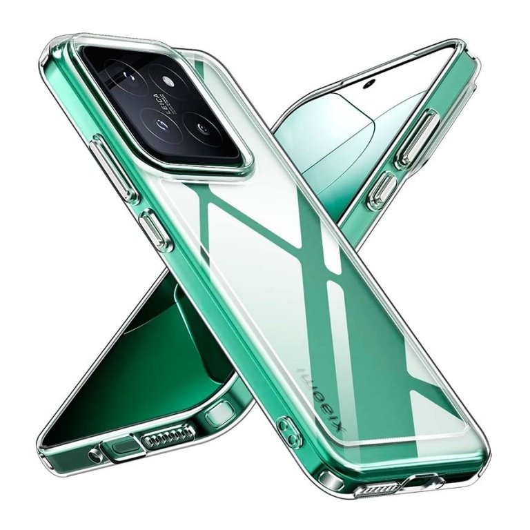 Capa Antichoques Premium para Xiaomi 14 5G Acrílico Anti-Amarelo Transparente