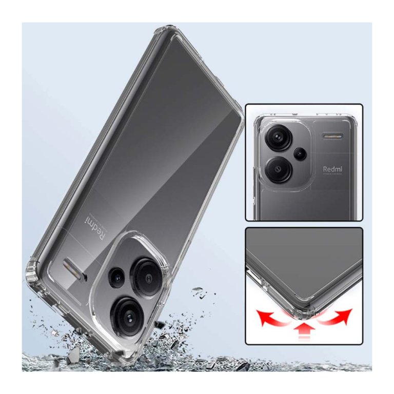 Capa Antichoques Premium para Xiaomi 15 5G Acrílico Anti-Amarelo Transparente