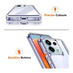 Capa Antichoques Premium para Xiaomi 15 5G Acrílico Anti-Amarelo Transparente