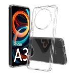 Capa Antichoques Premium para Xiaomi Redmi A3 / Poco C61 Acrílico Anti-Amarelo Transparente