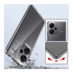 Capa Antichoques Premium para Xiaomi Redmi Note 12S Acrílico Anti-Amarelo Transparente