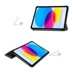 Capa Apple iPad Pro 11 (2018), iPad Air 6/5/4 Generación (2024,2022,2020), iPad 10.9 (2022) Compatível Preto