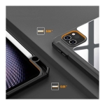 Capa Crystal Apple iPad Pro 2024 13 Compatível Azul