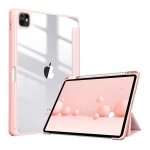 Capa Crystal Apple iPad Pro 2024 13 Compatível Rosa