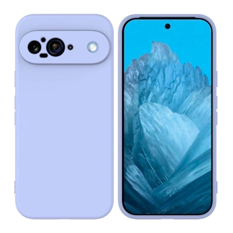 Capa Google Pixel 9 6.3" Square Liquid Premium Lavanda