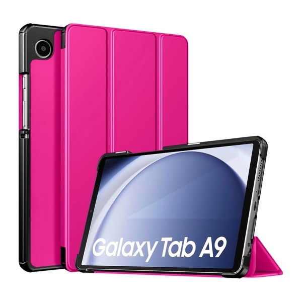 Capa Inteligente Samsung Galaxy Tab A9 com Suporte Roxo