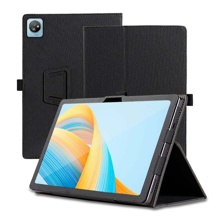 Capa Inteligente de PU Blackview Tab 30 com Suporte Preto