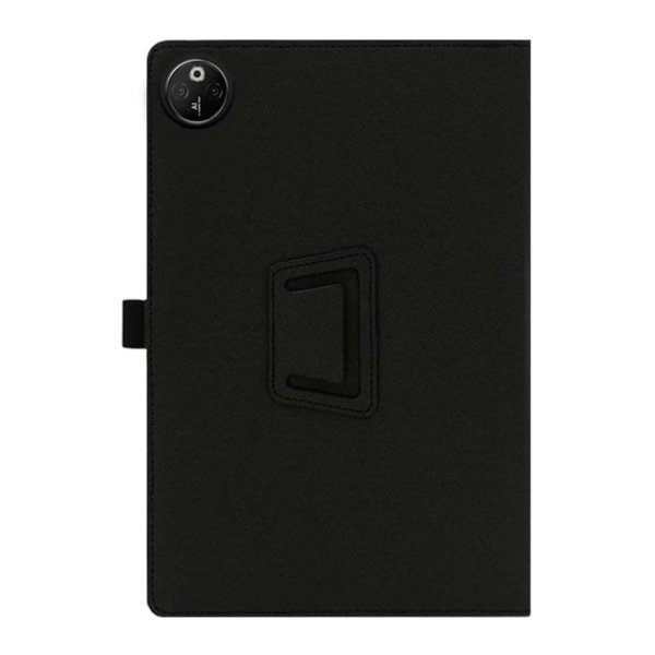 Capa Inteligente de PU Doogee T30 Max com Suporte Preto